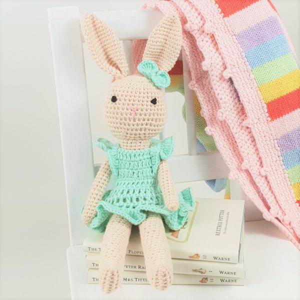 Handmade crochet bunny
