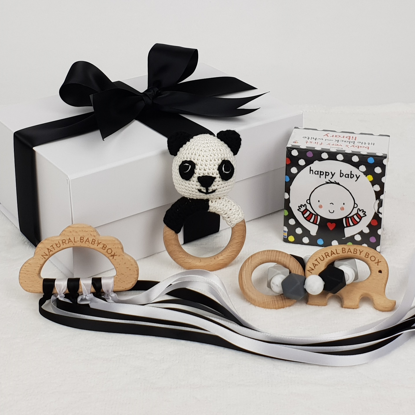 Baby Sensory Toy Collection In Monochrome Naturalbabybox co uk